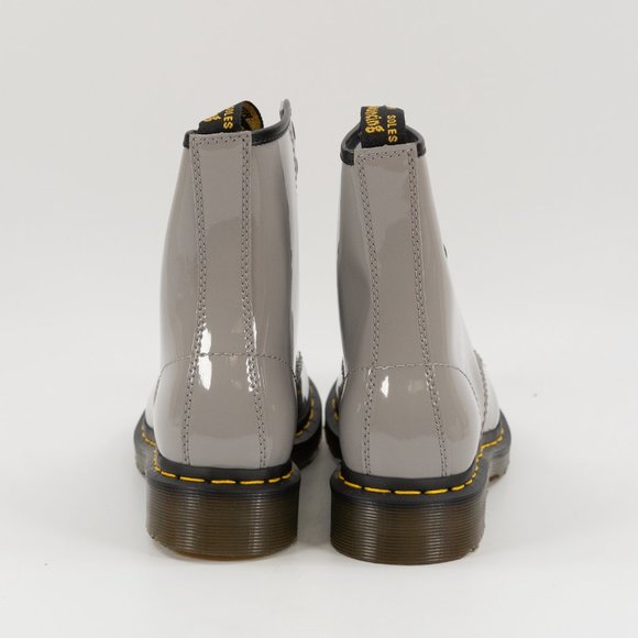 Dr. Martens Women's Patent Leather 'Grey' Lace Up Boot 27635076 Multi Size - Picture 7 of 12
